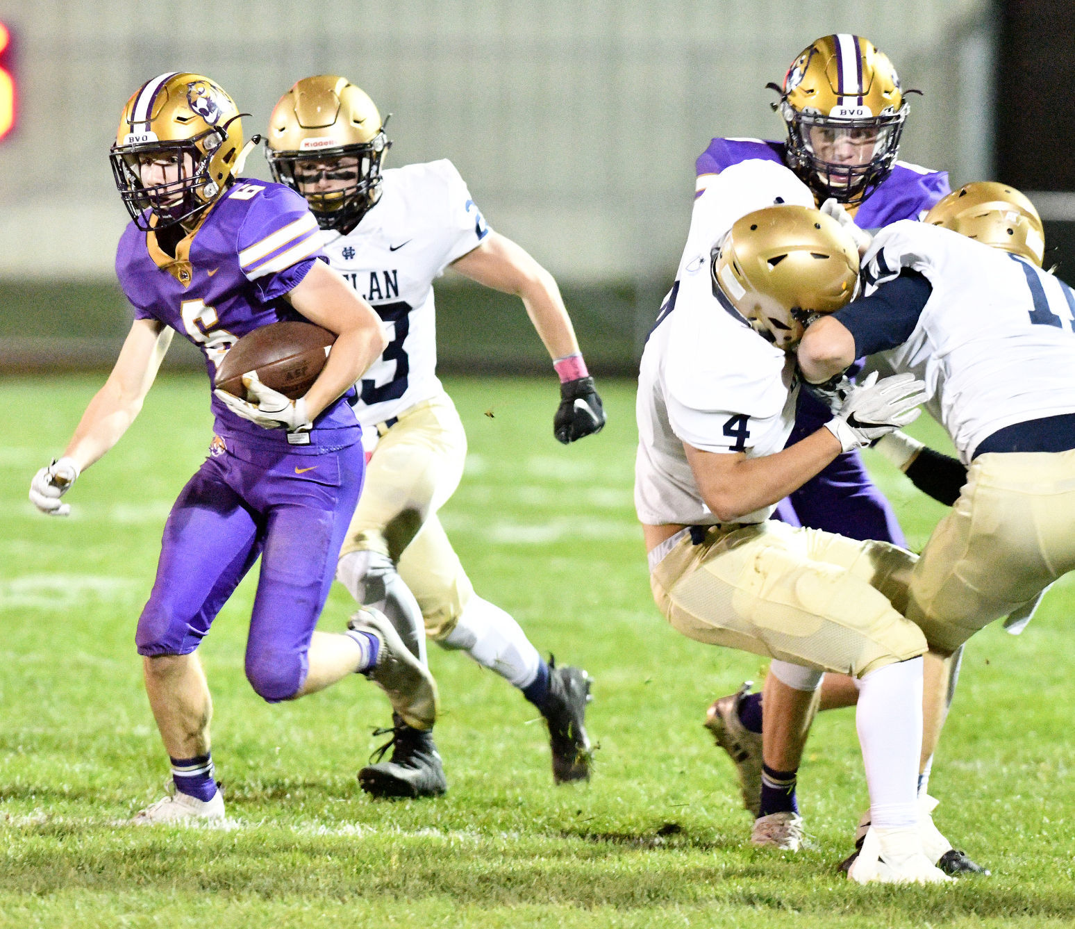Spencer vs Heelan football